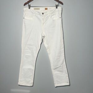 Pilcro and the letterpress Size 32 Fit Stet White Denim Jeans Like New